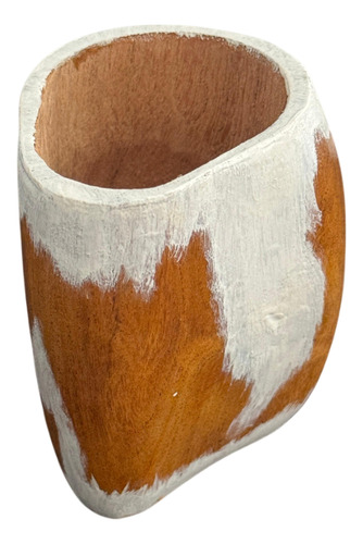 Mate Ranchero Vaca Premium De Algarrobo Blanco Ranchero Vaca Blanco Liso