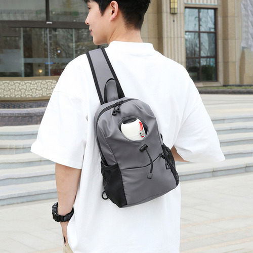 Mochila Bandolera Con MĂșltiples Bolsillos, Impermeable, Bols