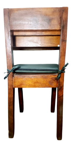 Almohadón Cubre Asiento 40x40 Cm Impermeable Antidesgarro Verde Oscuro Liso