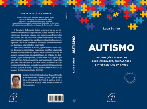 Autismo: Informações Essenciais Para Familiares, Educadores E Profissionais Da Saúde, De Luca Surian. Editorial Editora Paulinas, Capa Mole, Edição 2 Em Português, 2023