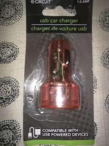Usb Cargador De Carro. Nuevo.