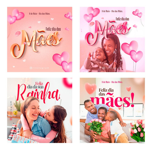 Pack Premium Canva Dia Das Mães Editável -