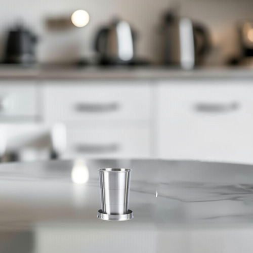 Taza Plegable Con Llavero Plegable Retráctil Para 150ml