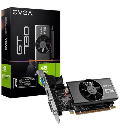Evga Gt730 - Tarjeta De Video Geforce 2gb Gddr5 Bajo Perfil