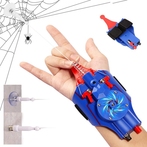 Lanza Telarañas Spider-juego De Rol Infantil Azul