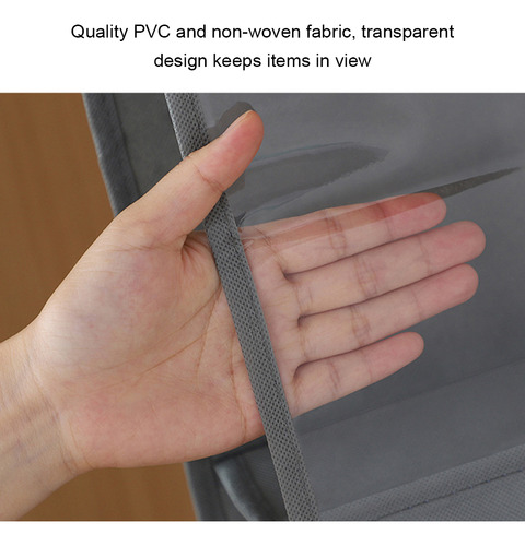Organizador De Bolso Colgante Con 3 Estantes, Plegable, No T