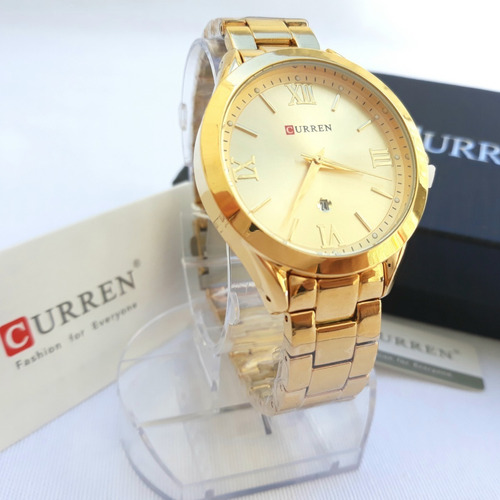 Relógio Curren Feminino Quartz Original Com Data E Caixinha