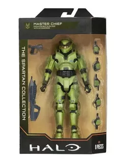 Halo Master Chief Combat Evolved Con Accesorios Figura