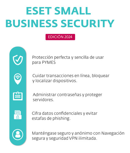 Antivirus Eset® Small Business Security 5 Dispositivos