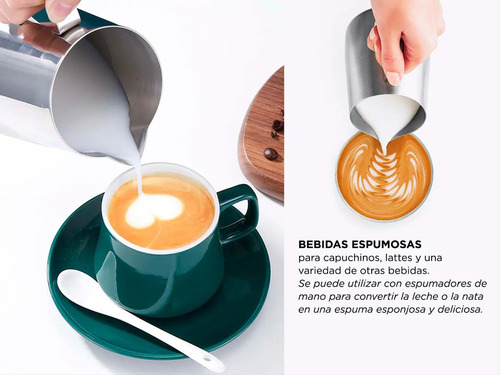 Jarra De Leche Gadnic Arte Café Barista Acero Inoxidable