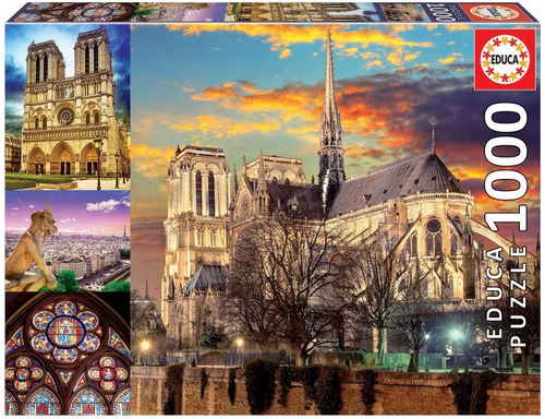 18456 Collage De Notre Dame Rompecabezas 1000 Piezas Educa