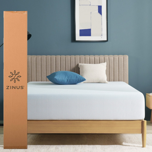 Zinus | Colchón King Memory Foam 25 Cm Sueño Fresco