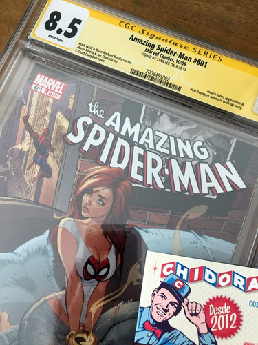 Comic - Amazing Spider-man #601 Stan Lee Firma Campbell Cgc