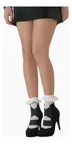 Comprar Medias Soquete Con Puntilla Pack X6 Sugestión 922  Lisa 