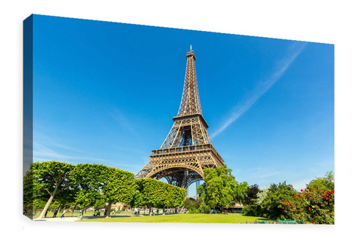 Cuadro Decorativo Canvas Moderno Torre Eiffel Paris 160x110