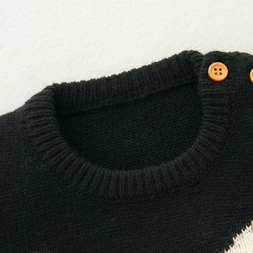 Bodies Jumpsuit Niñas Niños Invierno Tejido Cálido Conejo Sw