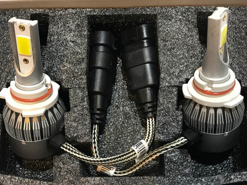 Imagen 7 de 8 de Kit C6 Lamparas Led Hid Xenon Cree 9006 6000k 12v Kit.x2 C32