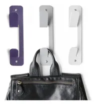Comprar Percheros De Pared X3 Colores Gancho Colgador Muett Color Pack Glam (bl\u002Fgr\u002Fvio)