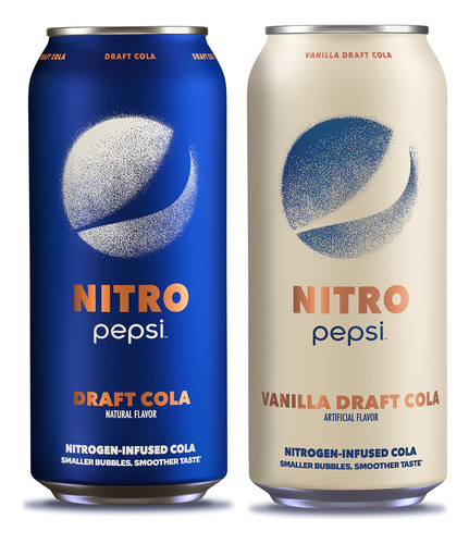 Pepsi Nitro, Draft Cola & Vanilla Draft Cola, Paquete Variad