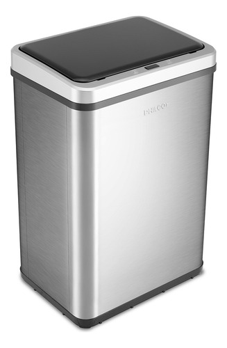 Tacho de Basura Armable con Sensor Philco 60 Litros Gris Plata