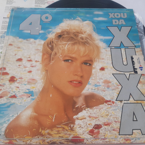 Vinil - Xuxa-  4º Xou Da Xuxa- Lp De 1989 Com Encarte