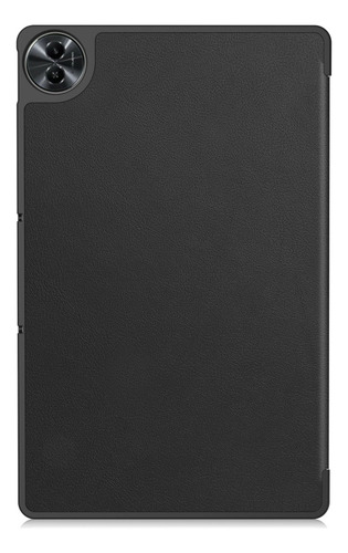 Funda Inteligente De Cuero Negro For Realme Pad 2