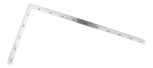 2pcs Regla De Ángulo Cuadrado De Material Acero 90 ° Regla