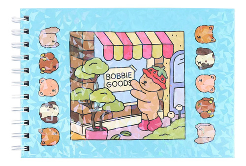 Libro Para Colorear Bobbie Goods, 50 Páginas, Tapa Dura, Bob