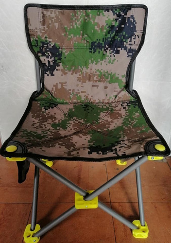 Silla Militar Plegable Camping Con Espaldar