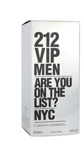Carolina Herrera 212 Men Eau De Toilette 200 Ml Para Hombre