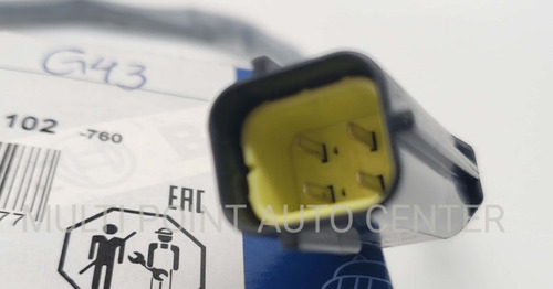Imagem 4 de 5 de Sonda Lambda Nissan Grand Livina 1.8 16v 2009/2014 Bosch