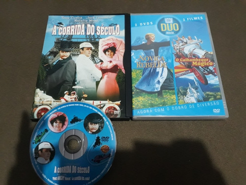 Dvd Corrida Do Século+noviça Rebelde+calhanbeque Magico S29