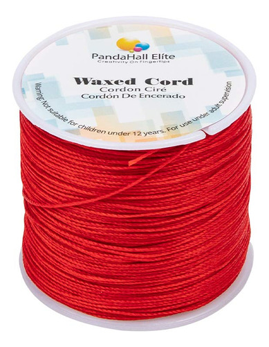 Ph Pandahall Cordon Encerado Rojo De 0.020 in, 116 Yardas, C