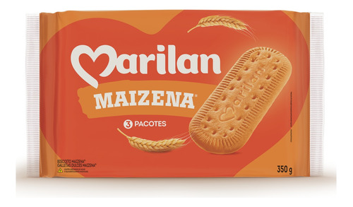 Biscoito Marilan Maizena Pacote 350g