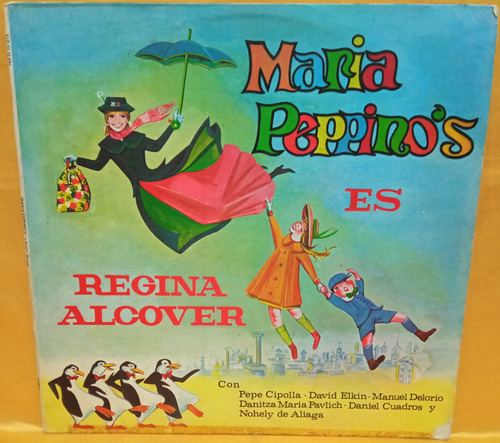 O Regina Alcover Lp Maria Peppino's 1979 Peru Ricewithduck