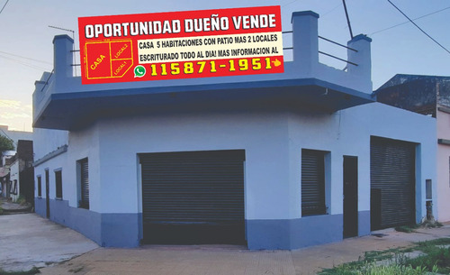 Oportunidad Dueño Directo!! Casa Mas 2 Locales