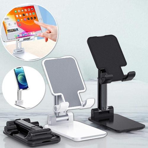 Ditap Variedades Suporte De Mesa Ajustável Metal Universal P/celular Tablet