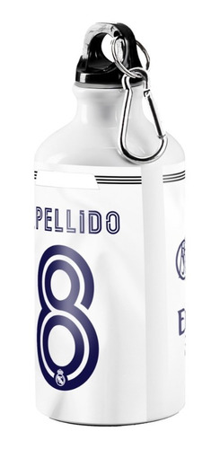 Botella De Aluminio Real Madrid - Apellido Y Número