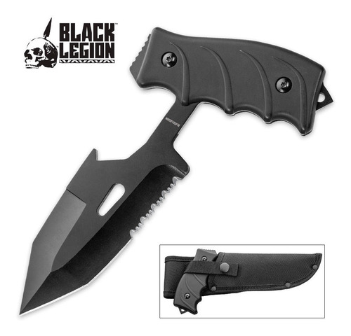 Push Dagger Full Tang Black Legion Tipo Pistola Envio Gratis