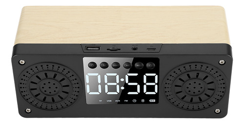 Reloj Digital Portátil Con Altavoz, Mini Alarma Inalámbrica