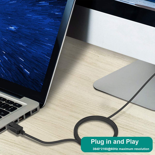 Benfei Cable Displayport A Dp Macho A Macho