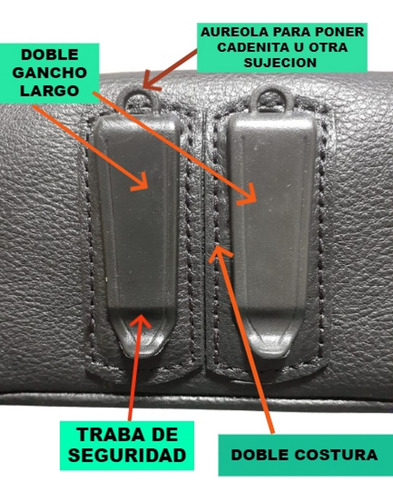 Funda Estuche Cuero Para Zte Blade A54 - Horizontal Premium Rojo Horizontal Con Doble Gancho Para Guardar El Celular Sin Nada Puesto.