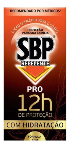 Repelente Loção Sem Fragrância Sbp Pro Caixa 90ml Icaridina