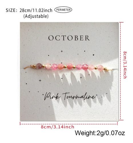 Pulsera Hecha A Mano Con Piedras Naturales Y Cuentas De Cobr