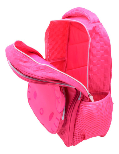 Mochila Primaria Infantil Sanrio Hello Kitty 20 L Rosa Liso