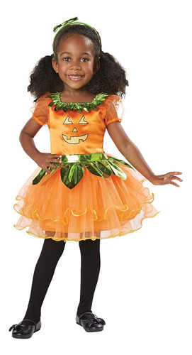 Disfraz Halloween Preciosa Falda Calabaza Para Niño