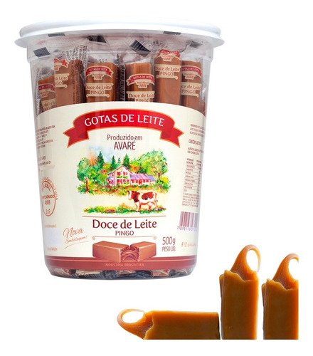 Kit Doce De Leite Pingo E Doce De Leite Pingo Com Chocolate