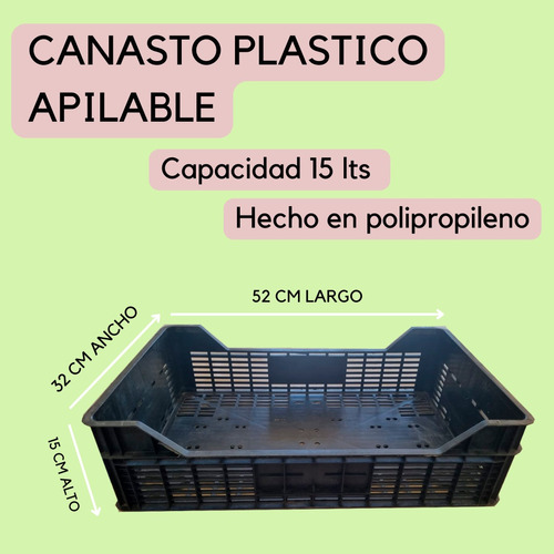 Cajones Plasticos Apilables 