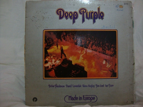 Vinilo Deep Purple Made In Europe Europa Bi1