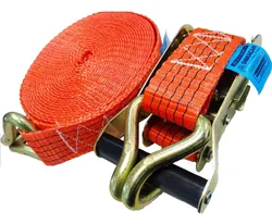 Comprar Kit 4 Catraca + 4 Cinta Amarração 3 Ton 9 Metros Rabicho J Cor Laranja-escuro no Mercado Livre